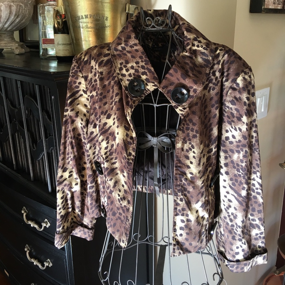 Grace Elements Jacket, Animal Print Jacket - image 8